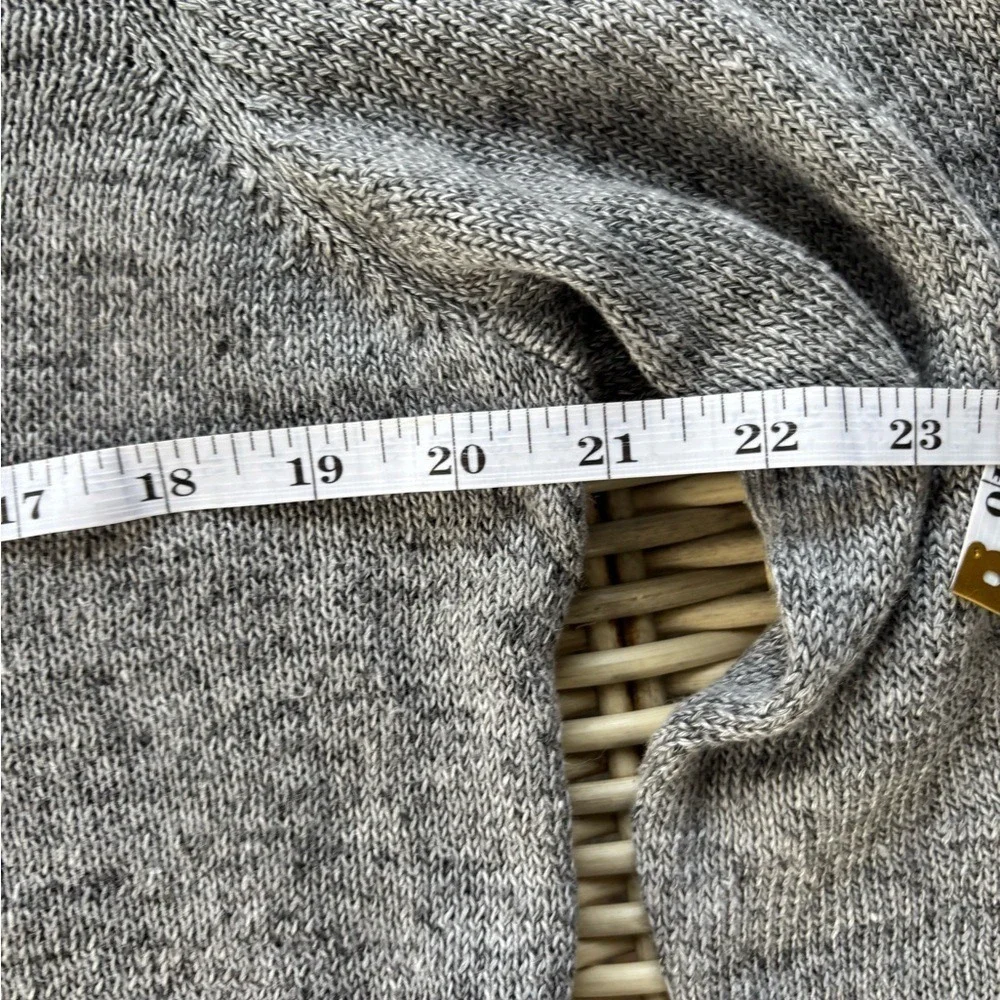 Eileen Fisher Vneck Hi Lo Sweater‎ medium workwear minimalist layered classic